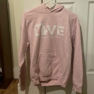 Light pink hoodie